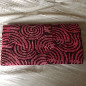 Hand made Ankara print envelope purse